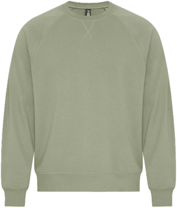 Am image of a Custom Koi Element CVC French Terry Crewneck in Thyme!
