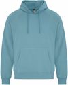 Am image of a Custom Koi Element CVC French Terry Hoodie in Blue Agave!