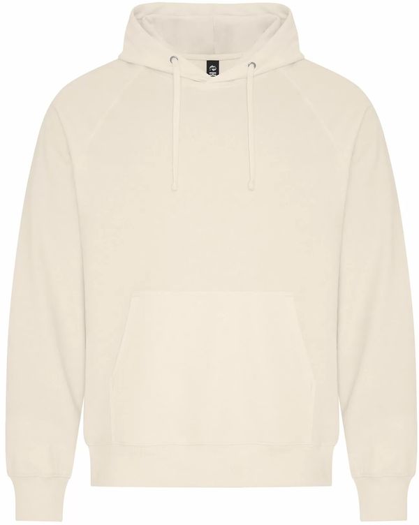 Am image of a Custom Koi Element CVC French Terry Hoodie in Natural!