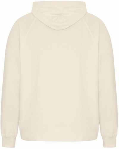 Am image of a Custom Koi Element CVC French Terry Hoodie in Natural!