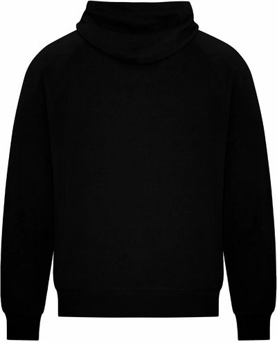 Am image of a Custom Koi Element CVC French Terry Hoodie in Onyx!