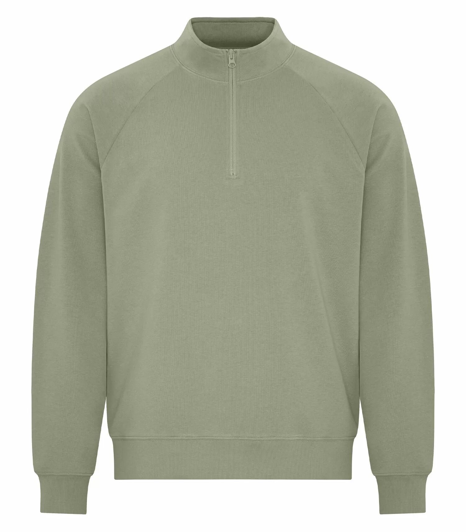 Koi Element CVC French Terry Quarter Zip in Thyme