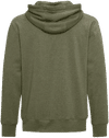 Am image of a Custom Koi Element Triblend Fleece Full Zip Hoodie in Military Frost!