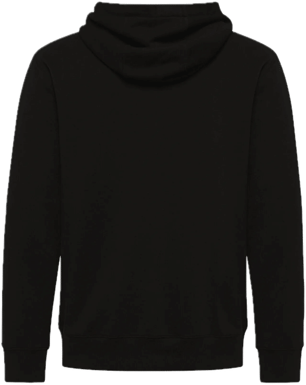Am image of a Custom Koi Element Triblend Fleece Full Zip Hoodie in Onyx!