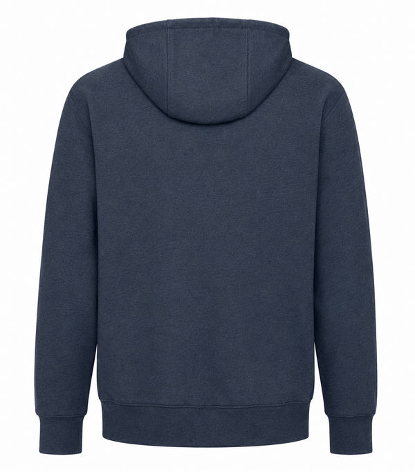 An image of a Custom Koi Element Triblend Fleece Pullover Hoodie in Indigo Frost!