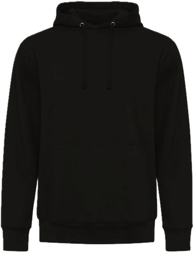 Am image of a Custom Koi Element Triblend Fleece Pullover Hoodie in Onyx!