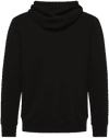 Am image of a Custom Koi Element Triblend Fleece Pullover Hoodie in Onyx!