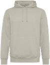 Am image of a Custom Koi Element Triblend Fleece Pullover Hoodie in Sandstone!