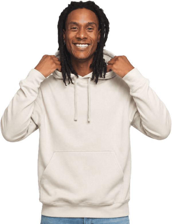 An image of a Custom Koi Element Triblend Fleece Pullover Hoodie!