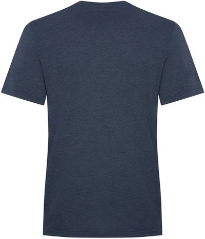 Am image of a Custom KOI Element Triblend Tee in Indigo Frost!