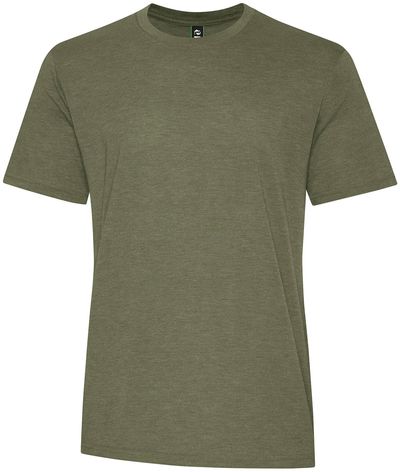 Am image of a Custom KOI Element Triblend Tee in Military Frost!