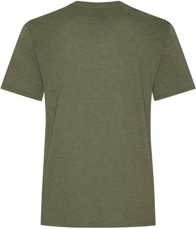 Am image of a Custom KOI Element Triblend Tee in Military Frost!