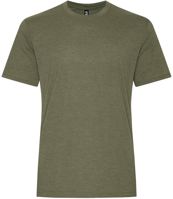 An image of a Custom KOI Element Triblend Tee in Military Frost!