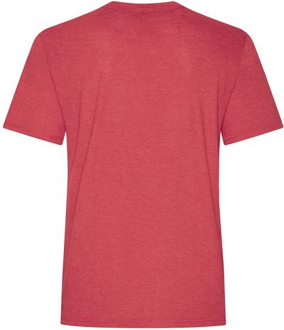 Am image of a Custom KOI Element Triblend Tee in Scarlet Frost!