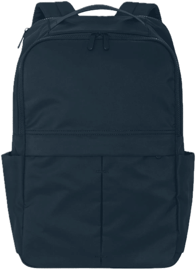 Am image of a Custom Koi Matte Backpack in Midnight Navy!