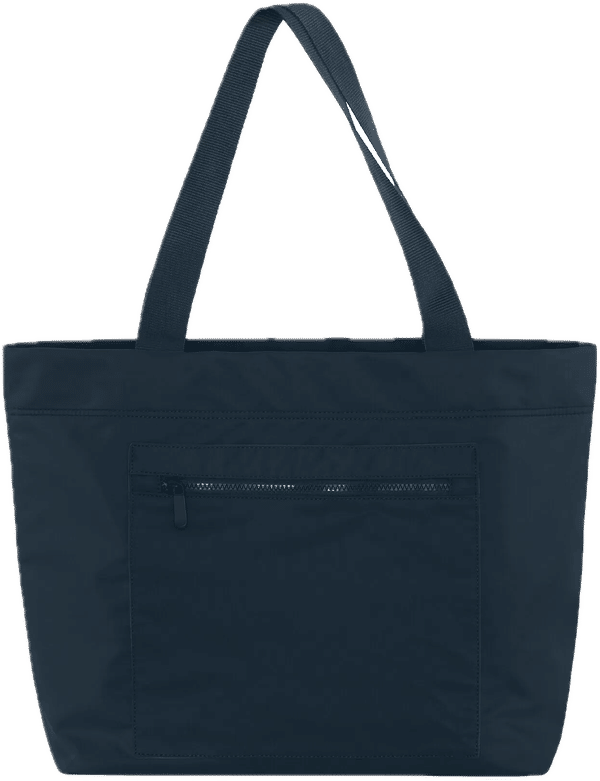 Am image of a Custom Koi Matte Carry All Large Tote in Midnight Navy!