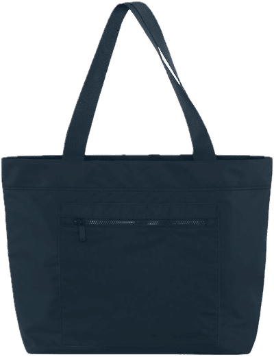 Am image of a Custom Koi Matte Carry All Large Tote in Midnight Navy!