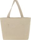Am image of a Custom Koi Matte Carry All Large Tote in Sahara!