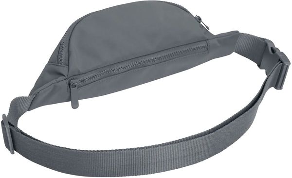 Am image of a Custom Koi Matte Fanny Pack in Storm Grey!