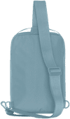 Am image of a Custom Koi Matte Sling Bag in Blue Mist!