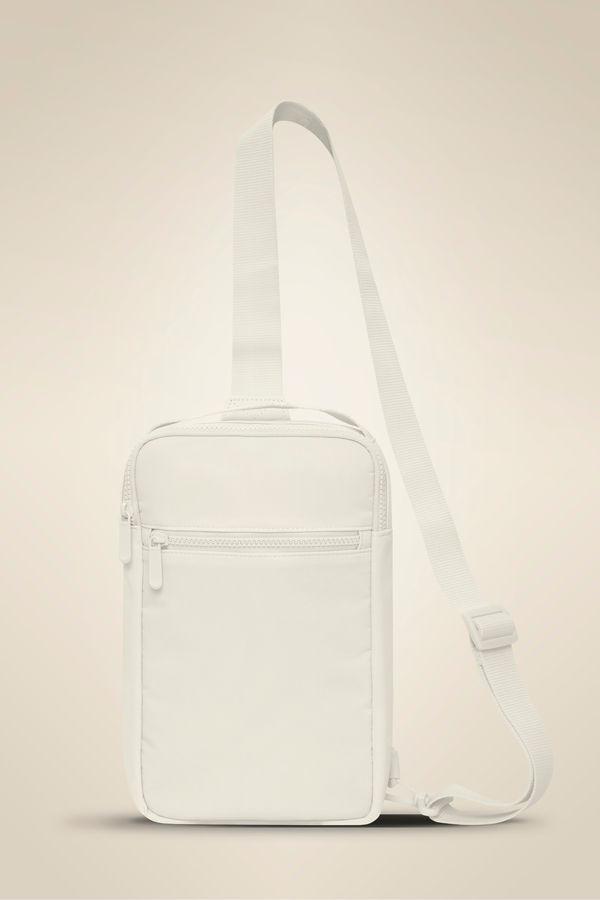 An image of a Custom Koi Matte Sling Bag in Bone!