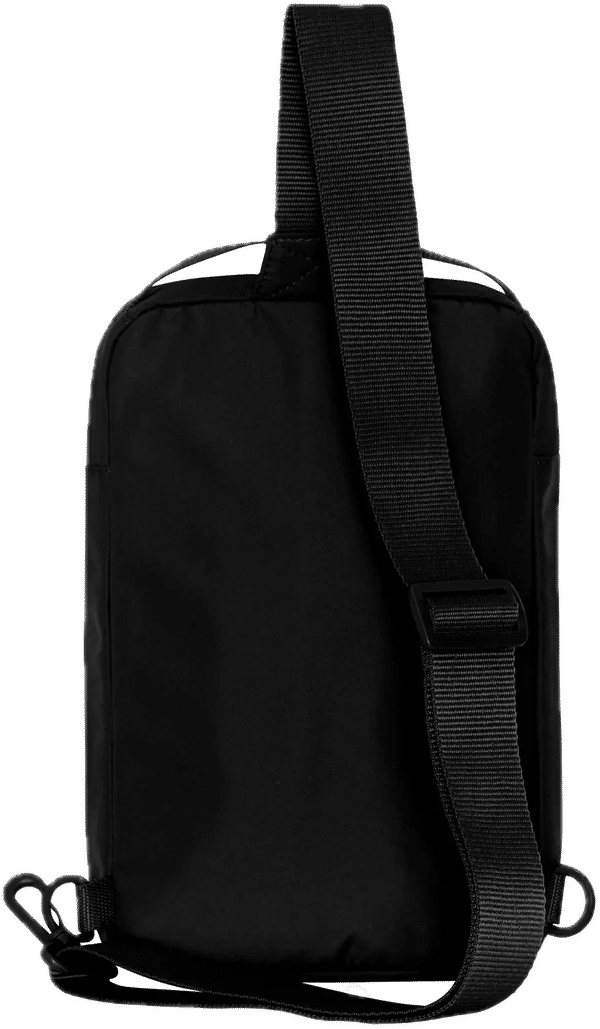 Am image of a Custom Koi Matte Sling Bag in Onyx!