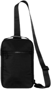 Am image of a Custom Koi Matte Sling Bag in Onyx!