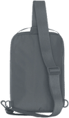 Am image of a Custom Koi Matte Sling Bag in Storm Grey!
