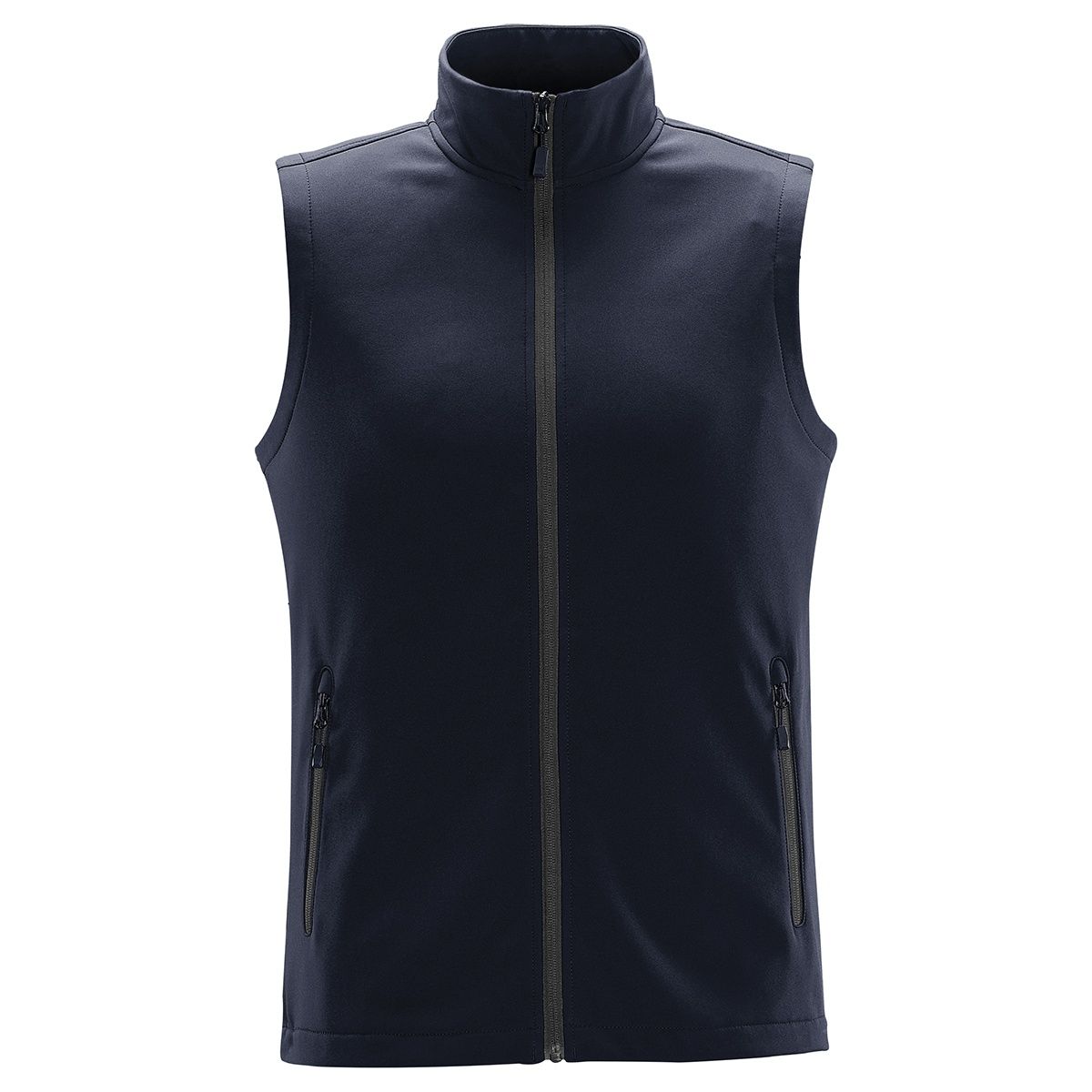 Stormtech Men's Orbiter Softshell Vest in Navy/Carbon