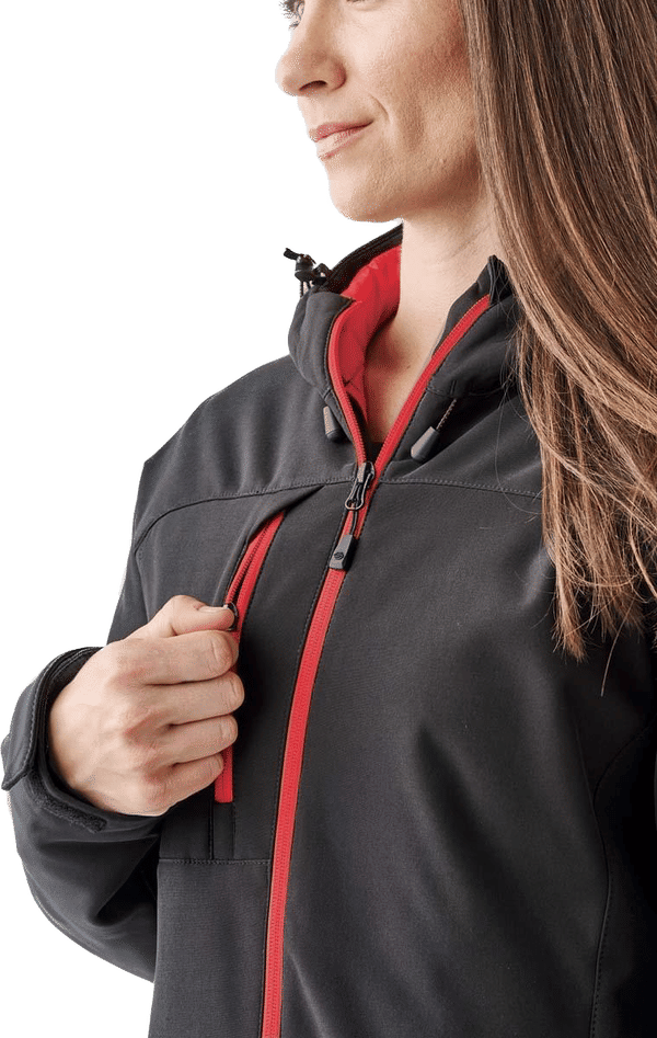 An image of a Custom Stormtech Womens Orbiter Insulated Softshell Jacket!
