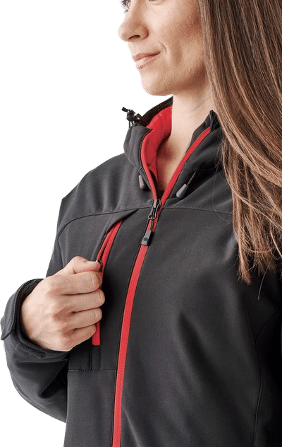 An image of a Custom Stormtech Womens Orbiter Insulated Softshell Jacket!