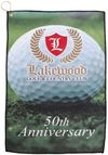 Am image of a Custom Full Colour Sublimated Waffle Golf Towel 16