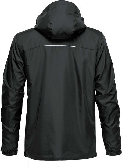 Am image of a Custom Stormtech Men's Nautilus 3 In 1 System Jacket in Black!