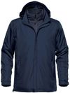 An image of a Custom Stormtech Men's Nautilus 3 In 1 System Jacket in Navy!