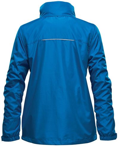 Am image of a Custom Stormtech Women's Nautilus 3 In 1 System Jacket in Azure Blue!