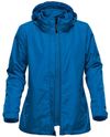 Am image of a Custom Stormtech Women's Nautilus 3 In 1 System Jacket in Azure Blue!