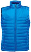 Am image of a Custom STORMTECH MENS NAUTILUS QUILTED VEST in AZURE BLUE!
