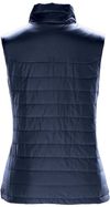 Am image of a Custom Stormtech Womens Nautilus Quilted Vest in NAVY!