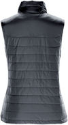 Am image of a Custom Stormtech Womens Nautilus Quilted Vest in Dolphin!