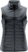 Am image of a Custom Stormtech Womens Nautilus Quilted Vest in Dolphin!