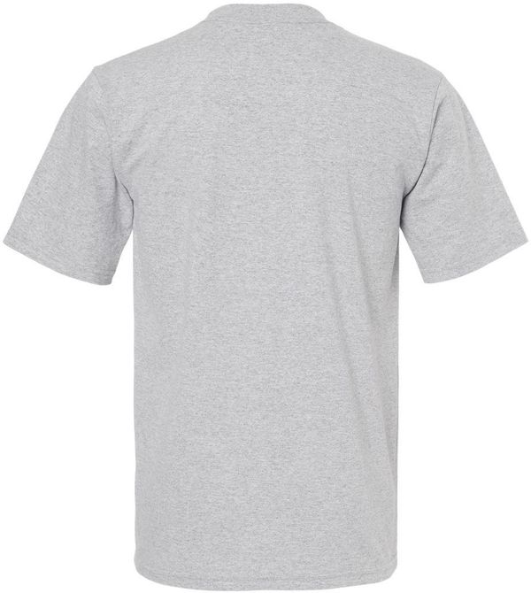 Am image of a Custom King Fashion Super Weight Jersey Short Sleeve T Shirt in Athletic Grey!