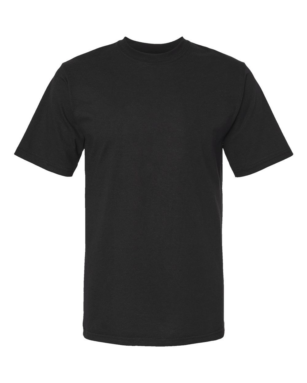 King Fashion Super Weight Jersey Short Sleeve T Shirt in Black