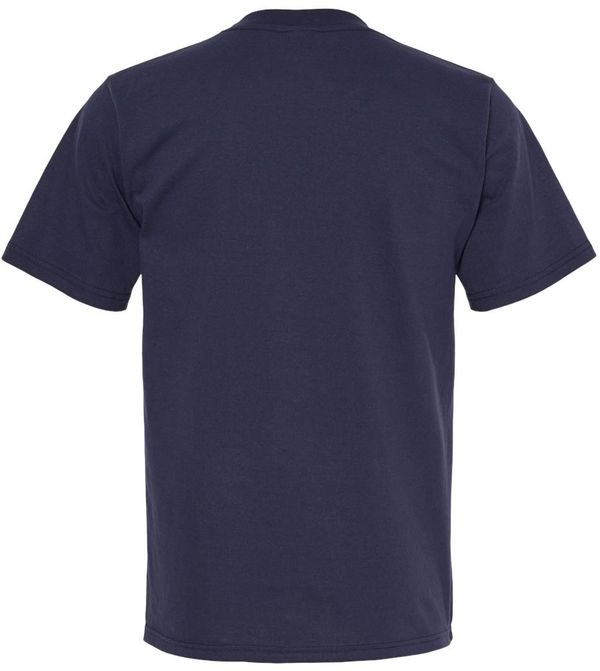 Am image of a Custom King Fashion Super Weight Jersey Short Sleeve T Shirt in Navy!