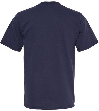 Am image of a Custom King Fashion Super Weight Jersey Short Sleeve T Shirt in Navy!