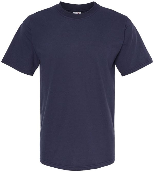 Am image of a Custom King Fashion Super Weight Jersey Short Sleeve T Shirt in Navy!
