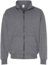 Am image of a Custom King Fashion Full Zip Sweatshirt in Charcoal Mix!
