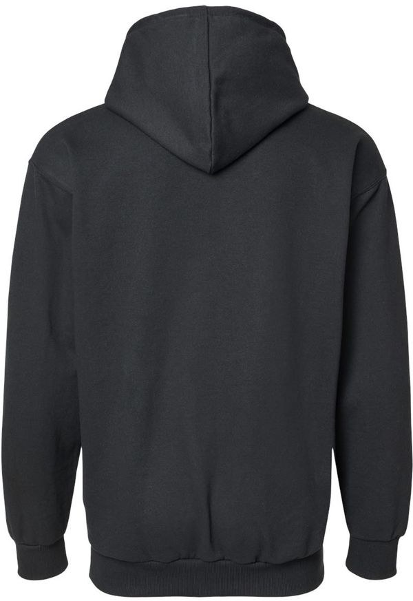 Am image of a Custom King Fashion Two Tone Hooded Sweatshirt in Black/Charcoal!