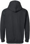 Am image of a Custom King Fashion Two Tone Hooded Sweatshirt in Black/Kelly!