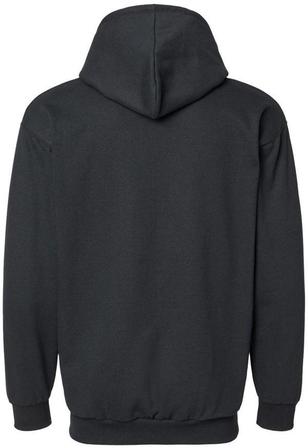 Am image of a Custom King Fashion Two Tone Hooded Sweatshirt in Black/Red!
