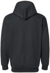 Am image of a Custom King Fashion Two Tone Hooded Sweatshirt in Black/Red!